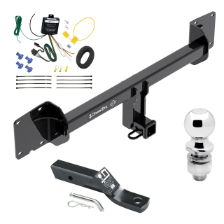Custom Fit Trailer Hitch Wiring Harness (Requires Splicing) 2" Drop Ball-Mount w/ Pin/Clip 2" Chrome Ball Installation Hardware Installation Instructions 76143 119148 23 63845 Draw-Tite Trailer Tow Hitch 16-23 Tesla X Complete Package Wiring an Trailer Tow Hitch For 16-23 Tesla X Complete Package w/ Wiring and 2" Ball