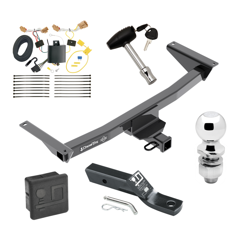 Trailer Tow Hitch For 18-20 Volkswagen Atlas Deluxe Package Wiring 2