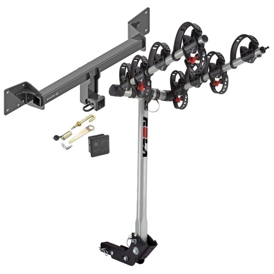 Custom Fit Trailer Hitch 4 Bike Carrier Security J-Pin Rubber Hitch Plug Cover Installation Hardware Installation Instructions 76183 59401 63201 7010 Draw-Tite Trailer Tow Hitch 18-23 Audi Q5 18-22 SQ5 4 Bike Rack Hitch Lock and Cover 18 19 20 21 22 23 2 Trailer Tow Hitch For 18-24 Audi Q5 SQ5 4 Bike Rack w/ Hitch Lock and Cover