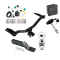 Custom Fit Trailer Hitch Wiring Harness (Plug & Play) 2" Drop Ball-Mount w/ Pin/Clip 2" Chrome Ball Security Lock Pin Rubber Hitch Plug Cover Installation Hardware Installation Instructions 76217 118750 23 63845 580407 7010 Draw-Tite Traile Trailer Tow Hitch For 18-20 Chevy Equinox Diesel Deluxe Package Wiring 2" Ball and Lock