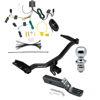 Custom Fit Trailer Hitch Wiring Harness (Plug & Play) 2" Drop Ball-Mount w/ Pin/Clip 1-7/8" Chrome Ball Installation Hardware Installation Instructions 76217 118764 23 63816 Draw-Tite Trailer Tow Hitch 18-20 GMC Terrain Diesel Complete Pack Trailer Tow Hitch For 18-20 GMC Terrain Diesel Complete Package w/ Wiring and 1-7/8" Ball