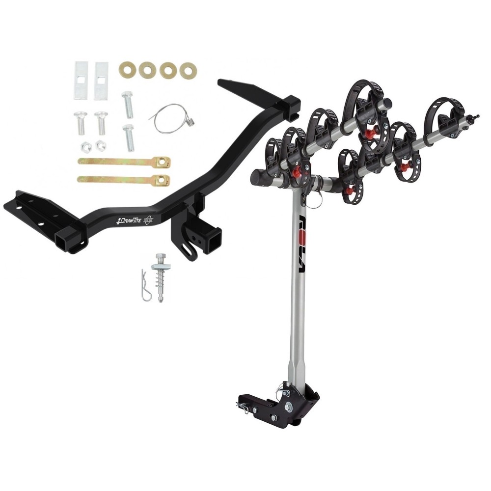 Trailer Tow Hitch For 1820 Chevy Equinox GMC Terrain Diesel w/ 4 Bike