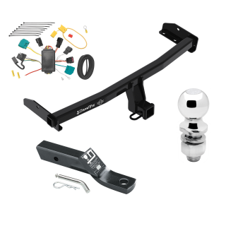 Trailer Tow Hitch For 2009 Dodge Journey Complete Package w/ Wiring and 2" Ball