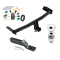 Trailer Tow Hitch For 2009 Dodge Journey Complete Package w/ Wiring and 2" Ball