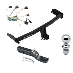 Trailer Tow Hitch For 2010 Dodge Journey Complete Package w/ Wiring and 1-7/8" Ball