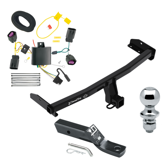 Custom Fit Trailer Hitch Wiring Harness (Plug & Play) 2" Drop Ball-Mount w/ Pin/Clip 1-7/8" Chrome Ball Installation Hardware Installation Instructions 76225 118567 23 63816 Draw-Tite Trailer Tow Hitch 12-20 Dodge Journey without LED Tailli Trailer Tow Hitch For 12-20 Dodge Journey without LED Taillights Complete Package w/ Wiring and 1-7/8" Ball