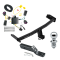 Trailer Tow Hitch For 12-20 Dodge Journey without LED Taillights Complete Package w/ Wiring and 1-7/8" Ball