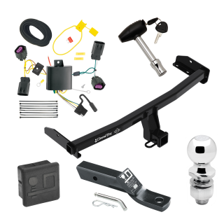 Trailer Tow Hitch For 12-20 Dodge Journey without LED Taillights Deluxe Package Wiring 2" Ball and Lock