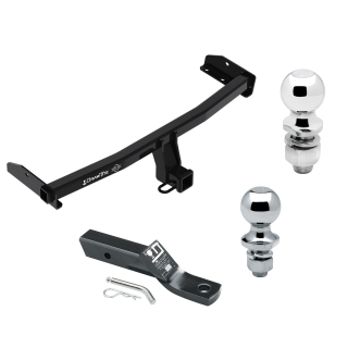 Custom Fit Trailer Hitch 2" Drop Ball-Mount w/ Pin/Clip 1-7/8" and 2" Chrome Ball Installation Hardware Installation Instructions 76225 23 63845 63816 Draw-Tite Trailer Tow Hitch 09-20 Dodge Journey Receiver 1-7/8" and 2" Ball 09 Trailer Tow Hitch For 09-20 Dodge Journey Receiver w/ 1-7/8" and 2" Ball