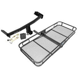 Trailer Tow Hitch For 09-20 Dodge Journey Basket Cargo Carrier Platform Hitch Lock and Cover