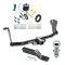 Trailer Tow Hitch For 18-21 Mitsubushi Eclipse Cross Complete Package w/ Wiring and 1-7/8" Ball