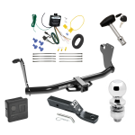 Custom Fit Trailer Hitch Wiring Harness (Requires Splicing) 2" Drop Ball-Mount w/ Pin/Clip 2" Chrome Ball Security Lock Pin Rubber Hitch Plug Cover Installation Hardware Installation Instructions 76244 119148 23 63845 580407 7010 Draw-Tite Trai Trailer Tow Hitch For 18-21 Mitsubushi Eclipse Cross Deluxe Package Wiring 2" Ball and Lock
