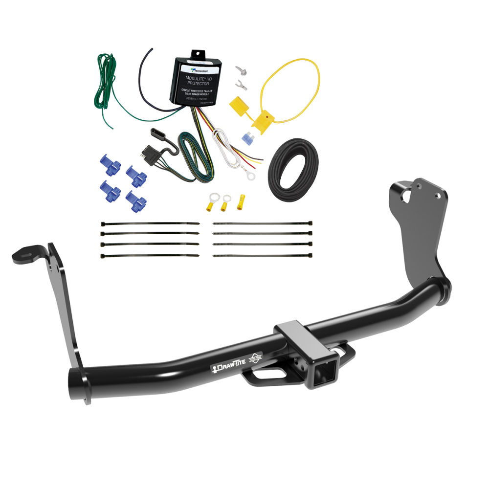 Custom Fit Trailer Hitch Wiring Harness (Requires Splicing) Installation Hardware Installation Instructions 76244 119148 Draw-Tite Trailer Tow Hitch 18-21 Mitsubushi Eclipse Cross Wiring Harness Kit 18 19 20 21 2018 2019 2020 2021 Trailer Tow Hitch For 18-21 Mitsubushi Eclipse Cross w/ Wiring Harness Kit