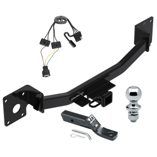 Custom Fit Trailer Hitch Wiring Harness(Plug & Play) 2" Drop Ball-Mount w/ Pin/Clip 1-7/8" Chrome Ball Installation Hardware Installation Instructions 76266 118795 23 63816 Draw-Tite Trailer Tow Hitch 19-23 Cadilac XT4 Complete Package Wiri Trailer Tow Hitch For 19-24 Cadilac XT4 Complete Package w/ Wiring and 1-7/8" Ball