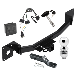 Trailer Tow Hitch For 19-24 Cadilac XT4 Deluxe Package Wiring 2" Ball and Lock