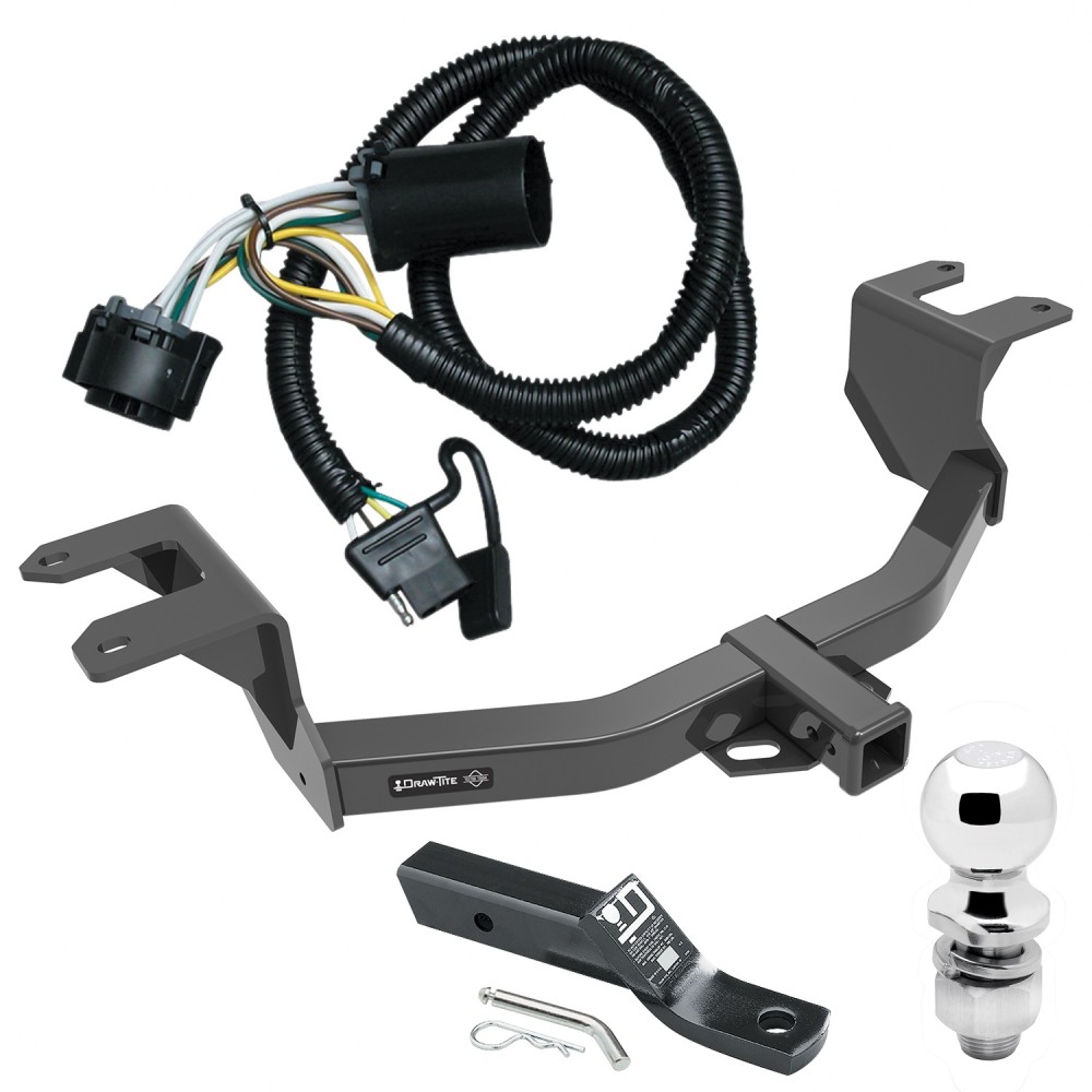 Trailer Tow Hitch For 19-24 Chevy GMC Silverado Sierra 1500 New Body Style Complete Package w/ Wiring and 2" Ball Trailer Tow Hitch For 19-24 Chevy GMC Silverado Sierra 1500 New Body Style Complete Package w/ Wiring and 2" Ball
