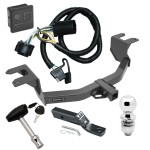 Trailer Tow Hitch For 19-24 Chevy GMC Silverado Sierra 1500 New Body Style Deluxe Package Wiring 2" Ball and Lock Trailer Tow Hitch For 19-24 Chevy GMC Silverado Sierra 1500 New Body Style Deluxe Package Wiring 2" Ball and Lock