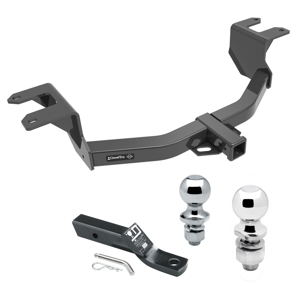 Trailer Tow Hitch For 19-24 Chevy Silverado 1500 GMC Sierra 1500 New Body Style w/ 1-7/8" and 2" Ball Trailer Tow Hitch For 19-24 Chevy Silverado 1500 GMC Sierra 1500 New Body Style w/ 1-7/8" and 2" Ball