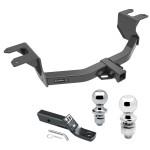 Trailer Tow Hitch For 19-24 Chevy Silverado 1500 GMC Sierra 1500 New Body Style w/ 1-7/8" and 2" Ball Trailer Tow Hitch For 19-24 Chevy Silverado 1500 GMC Sierra 1500 New Body Style w/ 1-7/8" and 2" Ball