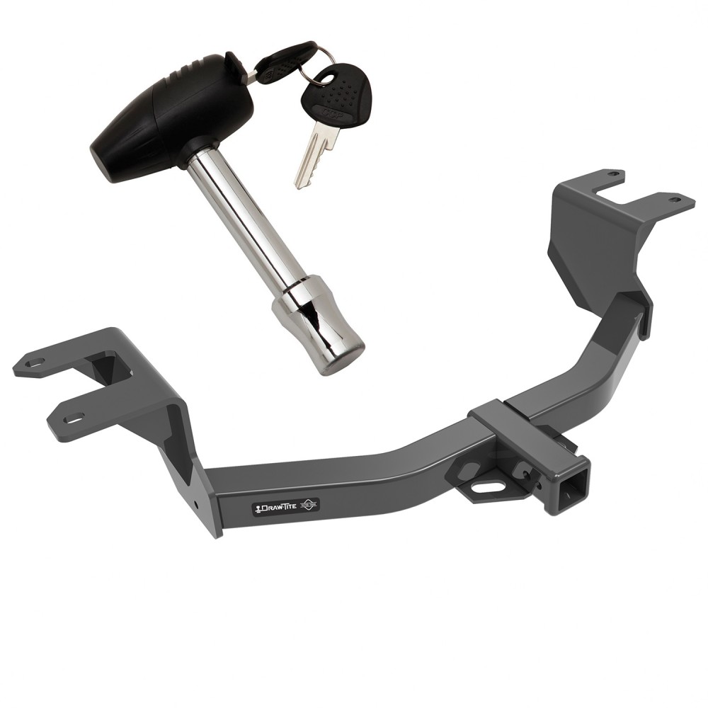 Trailer Tow Hitch For 19-24 Chevy Silverado 1500 GMC Sierra 1500 w/ Security Lock Pin Key Trailer Tow Hitch For 19-24 Chevy Silverado 1500 GMC Sierra 1500 w/ Security Lock Pin Key