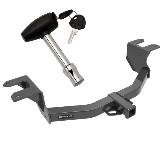 Trailer Tow Hitch For 19-24 Chevy Silverado 1500 GMC Sierra 1500 w/ Security Lock Pin Key Trailer Tow Hitch For 19-24 Chevy Silverado 1500 GMC Sierra 1500 w/ Security Lock Pin Key