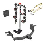 Trailer Tow Hitch For 19-24 Chevy Silverado 1500 GMC Sierra 1500 4 Bike Rack w/ Hitch Lock and Cover Trailer Tow Hitch For 19-24 Chevy Silverado 1500 GMC Sierra 1500 4 Bike Rack w/ Hitch Lock and Cover