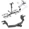 Trailer Tow Hitch For 19-24 Chevy Silverado 1500 GMC Sierra 1500 New Body Style Platform Style 2 Bike Rack w/ Anti Rattle Hitch Lock Trailer Tow Hitch For 19-24 Chevy Silverado 1500 GMC Sierra 1500 New Body Style Platform Style 2 Bike Rack w/ Anti Rattle Hitch Lock