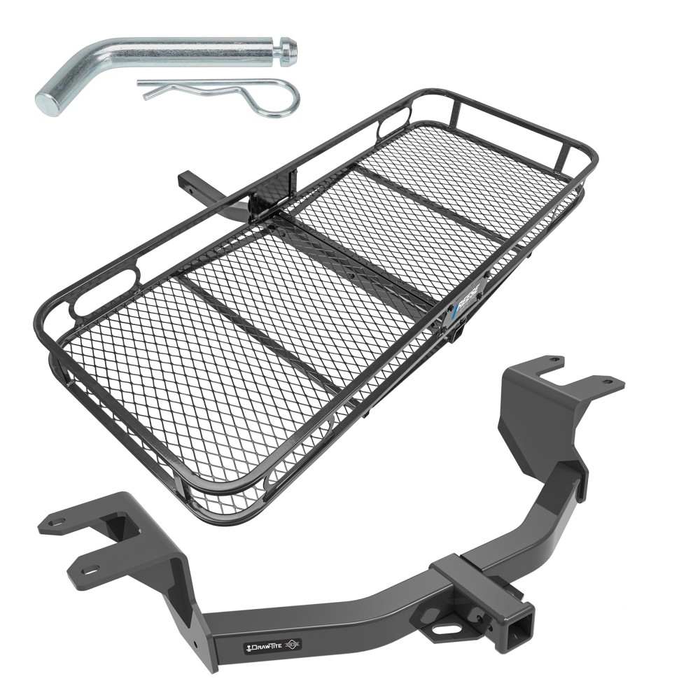 Trailer Tow Hitch For 19-24 Chevy Silverado 1500 GMC Sierra 1500 Basket Cargo Carrier Platform w/ Hitch Pin Trailer Tow Hitch For 19-24 Chevy Silverado 1500 GMC Sierra 1500 Basket Cargo Carrier Platform w/ Hitch Pin