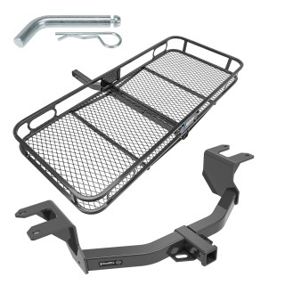 Trailer Tow Hitch For 19-24 Chevy Silverado 1500 GMC Sierra 1500 Basket Cargo Carrier Platform w/ Hitch Pin Trailer Tow Hitch For 19-24 Chevy Silverado 1500 GMC Sierra 1500 Basket Cargo Carrier Platform w/ Hitch Pin