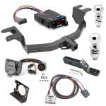 Custom Fit Trailer Hitch Wiring Harness (Plug & Play) Proportional Brake Control For 1-4 Axles Plug & Play Brake Control Wiring Adapter 2" Drop Ball-Mount w/ Pin/Clip 2" and 2-5/16" Chrome Balls Installation Hardware Installation In Trailer Hitch Brake Control Package For 19-23 Chevy GMC Silverado Sierra 1500 New Body Style w/ Wiring Dual 2" and 2- 5/16" Ball 2" Drop Mount 7-Way Pin Blade RV Controller