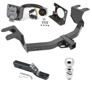 Custom Fit Trailer Hitch Wiring Harness (Plug & Play) 2" Drop Ball-Mount w/ Pin/Clip 2-5/16" Chrome Ball Installation Hardware Installation Instructions 76326 74682 23 63847 Draw-Tite Trailer Hitch Package Wiring 19-23 Chevy GMC Silverado Si Trailer Hitch Package w/ Wiring For 19-23 Chevy GMC Silverado Sierra 1500 New Body Style w/ 2-5/16" Ball 2" Drop Mount 7-Way Pin Blade RV Class 4