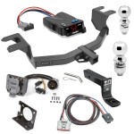 Custom Fit Trailer Hitch Wiring Harness (Plug & Play) Proportional Brake Control For 1-4 Axles Plug & Play Brake Control Wiring Adapter4" Drop Ball-Mount w/ Pin/Clip 2" and 2-5/16" Chrome Balls Installation Hardware Installation Ins Trailer Hitch Brake Control Package For 19-23 Chevy GMC Silverado Sierra 1500 New Body Style w/ Wiring Dual 2" and 2- 5/16" Ball 4" Drop Mount 7-Way Pin Blade RV Controller