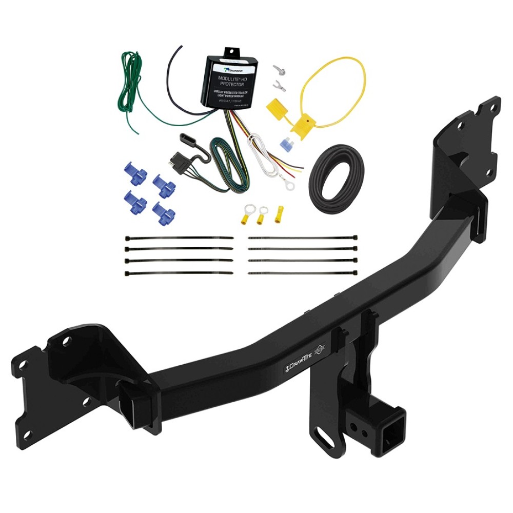 Custom Fit Trailer Hitch Wiring Harness (Requires Splicing) Installation Hardware Installation Instructions 76338 119148 Draw-Tite Trailer Tow Hitch 20-23 Porsche Cayenne Coupe Wiring Harness Kit 20 21 22 23 2020 2021 2022 2023 Trailer Tow Hitch For 20-24 Porsche Cayenne Coupe w/ Wiring Harness Kit