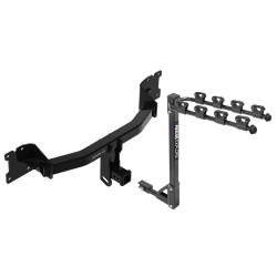 Trailer Tow Hitch For 20-24 Porsche Cayenne Coupe tilt away adult or child arms fold down carrier  Trailer Tow Hitch For 20-24 Porsche Cayenne Coupe tilt away adult or child arms fold down carrier