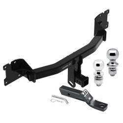 Trailer Tow Hitch For 20-24 Porsche Cayenne Coupe 2" Receiver w/ 1-7/8" and 2" Ball Trailer Tow Hitch For 20-24 Porsche Cayenne Coupe 2" Receiver w/ 1-7/8" and 2" Ball