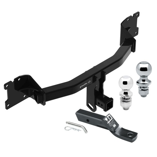 Custom Fit Trailer Hitch 2" Drop Ball-Mount w/ Pin/Clip 1-7/8" and 2" Chrome Ball Installation Hardware Installation Instructions 76338 23 63845 63816 Draw-Tite Trailer Tow Hitch 20-23 Porsche Cayenne Coupe 2" Receiver 1-7/8" and Trailer Tow Hitch For 20-24 Porsche Cayenne Coupe 2" Receiver w/ 1-7/8" and 2" Ball