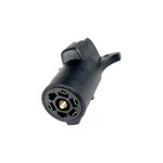 7-Way RV Round Tow Plug Harness Blade to 5-Flat Adapter 7-Way RV Round Tow Plug Harness Blade to 5-Flat Adapter