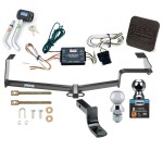 Custom Fit Trailer Hitch Wiring Harness (Requires Splicing) 1-1/4" Drop Ball-Mount w/ Pin/Clip 2" Chrome Ball Security Lock Pin Rubber Hitch Plug Cover Installation Hardware Installation Instructions 77139 119178 3593 74006 7400820 7051500 7054 Reese Trailer Tow Hitch For 06-11 Honda Civic Ultimate Package Wiring 1-7/8" & 2" Ball and Lock