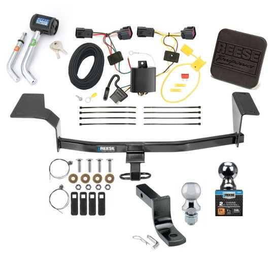Custom Fit Trailer Hitch Wiring Harness (Plug & Play) Draw-Bar w/ Pin/Clip 2" Chrome Ball Installation Hardware Installation Instructions 77269 85732 3593 74006 7400820 7051500 7054430 Reese Trailer Tow Hitch 11-15 Chevy Cruze 16 Limited Deluxe Reese Trailer Tow Hitch For 11-15 Chevy Cruze 16 Limited Deluxe Package Wiring 1-7/8" & 2" Ball and Lock