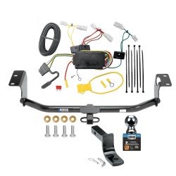 Reese Trailer Tow Hitch For 14-19 Toyota Corolla Except Hatchback Complete Package w/ Wiring and 2" Ball