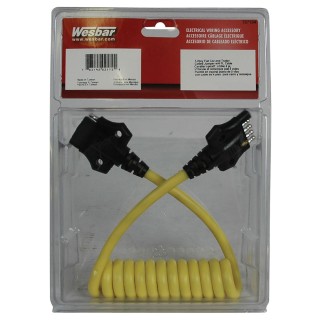 787194 5-Flat To 5-Flat 4 ft Coiled Adapter 5-Flat To 5-Flat 4 ft Coiled Adapter