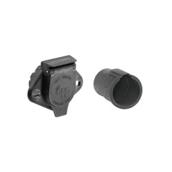 7-Way RV Round Tow Plug Harness Round Pin Ag Vehicle End Connector 7-Way RV Round Tow Plug Harness Round Pin Ag Vehicle End Connector