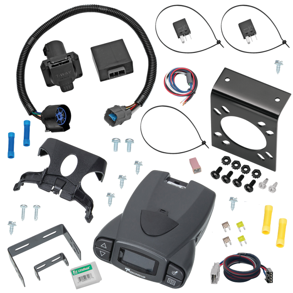 For 2009-2011 Honda Pilot 7-Way RV Wiring kit by: Tekonsha For 2009-2011 Honda Pilot 7-Way RV Wiring + Tekonsha Prodigy P3 Brake Control + Plug & Play BC Adapter (For All Styles Models) By Tekonsha