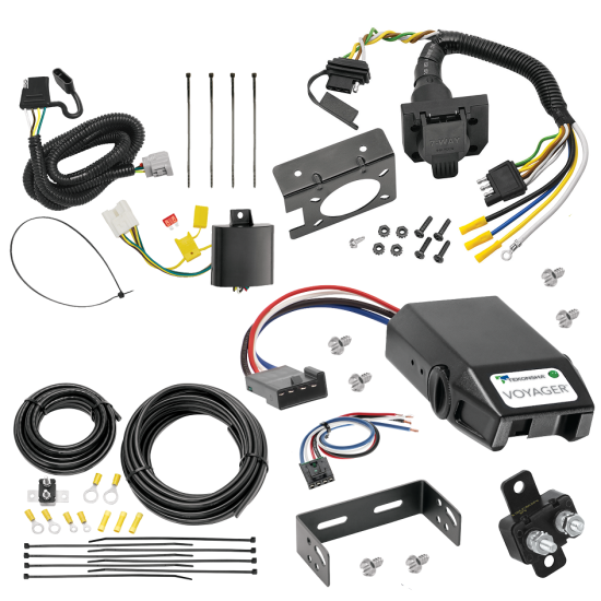 For 2013-2019 Lexus RX350 7-Way RV Wiring kit by: Tekonsha For 2013-2019 Lexus RX350 7-Way RV Wiring + Tekonsha Voyager Brake Control + Generic BC Wiring Adapter (For Prepped w/Factory Tow Plug Models) By Tekonsha