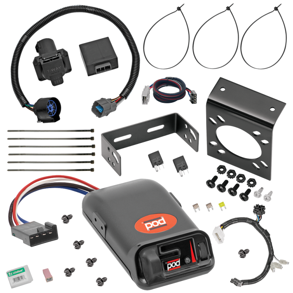 For 2012-2015 Honda Pilot 7-Way RV Wiring kit by: Tekonsha For 2012-2015 Honda Pilot 7-Way RV Wiring + Pro Series POD Brake Control + Plug & Play BC Adapter (For All Styles Models) By Tekonsha