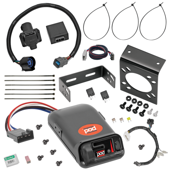 For 2012-2015 Honda Pilot 7-Way RV Wiring kit by: Tekonsha For 2012-2015 Honda Pilot 7-Way RV Wiring + Pro Series POD Brake Control + Plug & Play BC Adapter (For All Styles Models) By Tekonsha