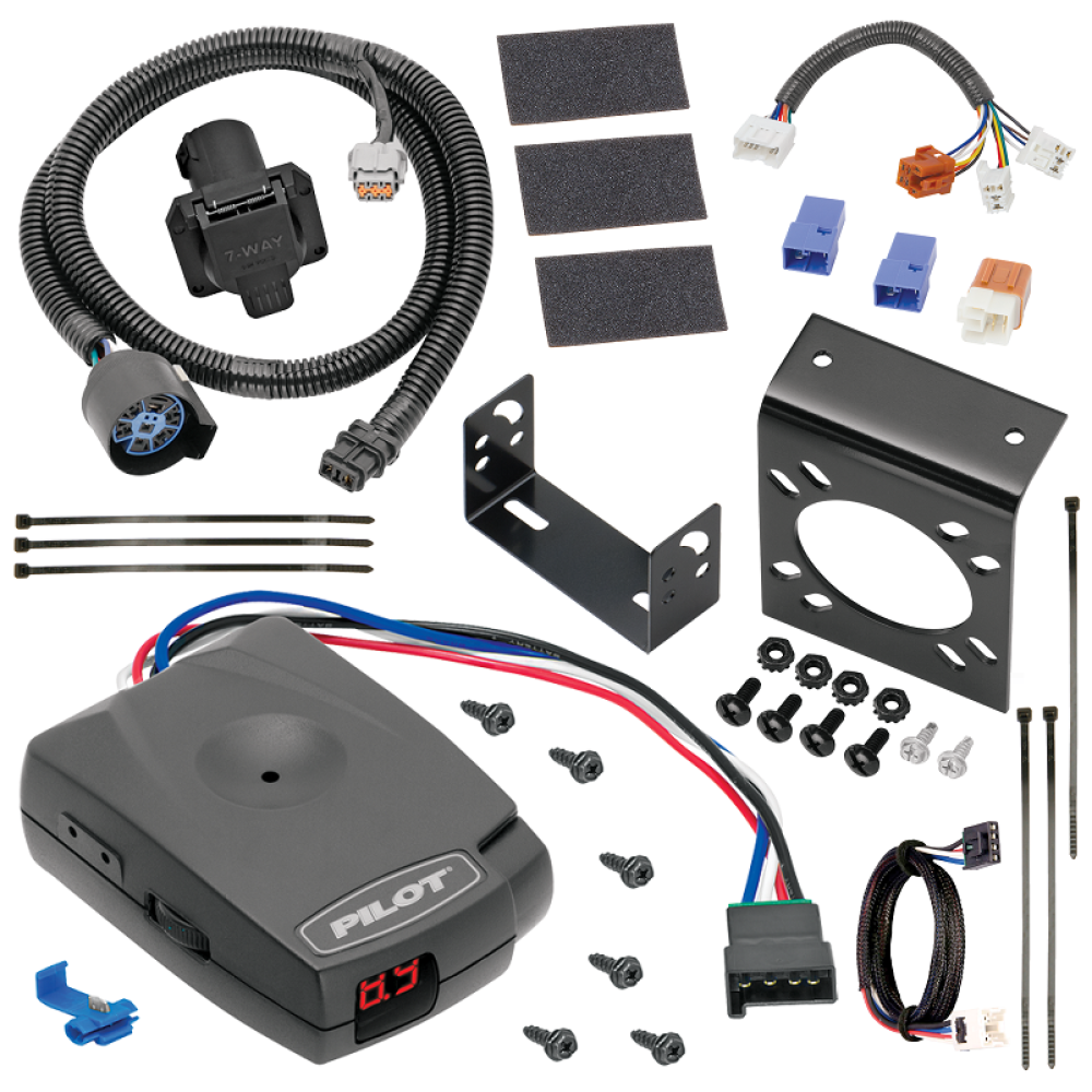 For 2005-2015 Nissan Xterra 7-Way RV Wiring kit by: Tekonsha For 2005-2015 Nissan Xterra 7-Way RV Wiring + Pro Series Pilot Brake Control + Plug & Play BC Adapter By Tekonsha