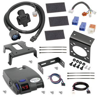 For 2005-2024 Nissan Frontier 7-Way RV Wiring + Tekonsha Primus IQ Brake Control + Plug & Play BC Adapter By Tekonsha