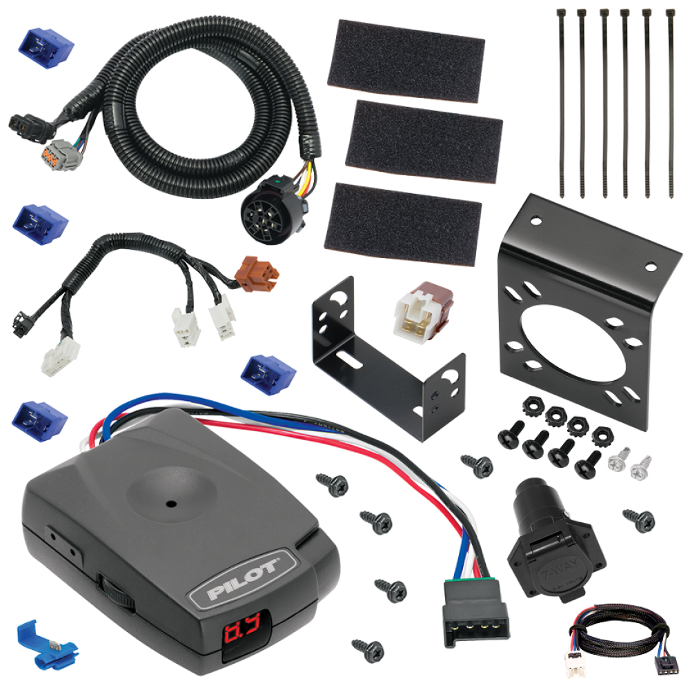 For 2013-2020 Nissan Pathfinder 7-Way RV Wiring kit by: Tekonsha For 2013-2020 Nissan Pathfinder 7-Way RV Wiring + Pro Series Pilot Brake Control + Plug & Play BC Adapter By Tekonsha