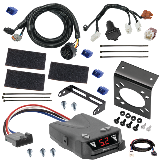 For 2013-2020 Nissan Pathfinder 7-Way RV Wiring kit by: Tekonsha For 2013-2020 Nissan Pathfinder 7-Way RV Wiring + Tekonsha Brakeman IV Brake Control + Plug & Play BC Adapter By Tekonsha